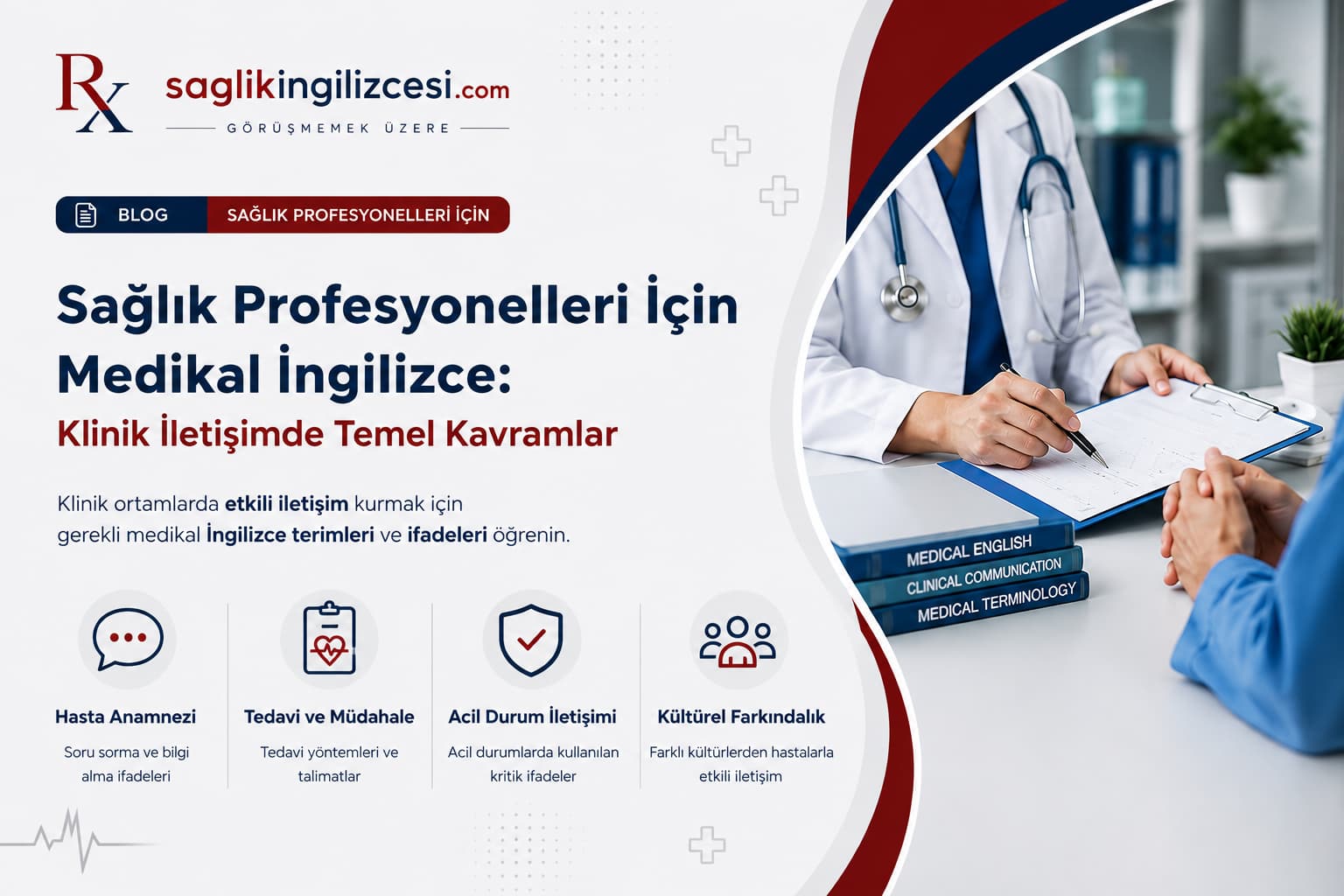 Sağlık Profesyonelleri İçin Medikal İngilizce: Klinik İletişimde Temel Kavramlar