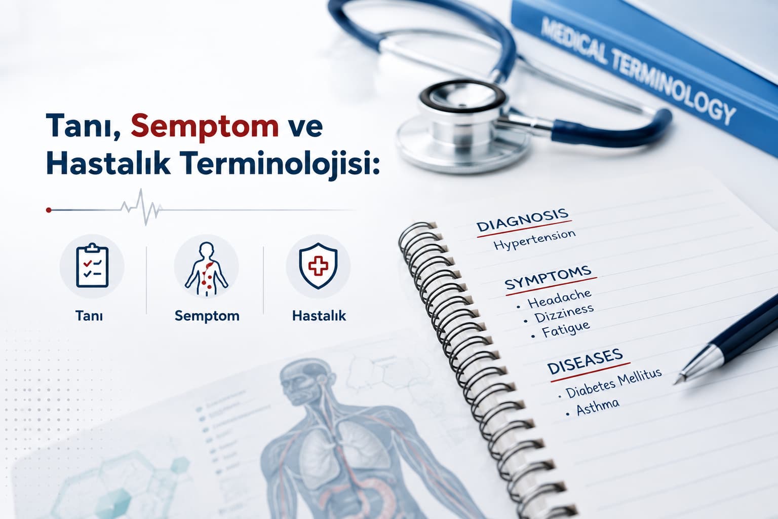 Tıbbi Terminolojide İngilizce: Sağlık Çalışanlarının Bilmesi Gereken Temel Kavramlar